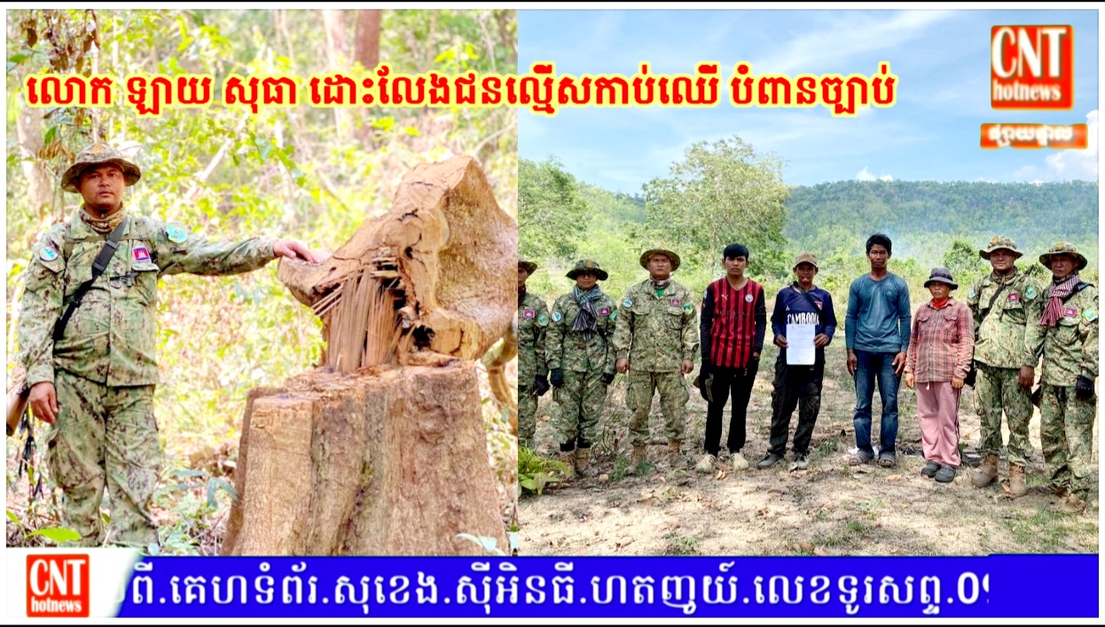 លោក ឡាយ សុធា ដោះលែងជនសង្ស័យប្រព្រឹត្តបទល្មើសព្រៃឈើ បំពានច្បាប់…