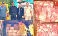 សមត្ថកិច្ចចម្រុះបង្ក្រាបបានខ្មោចរថយន្តចំនួន ៤គ្រឿង និងរឹបអូសទំនិញខូចគុណភាពចំនួន៥០១៤០គីឡូក្រាម ដុតបំផ្លាញចោល..